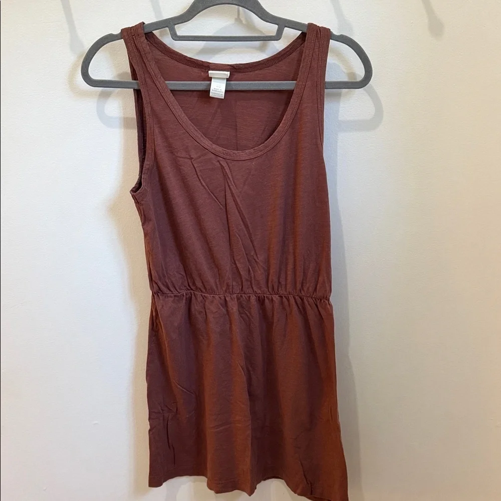 smocked tube dress Orange Smocked Tube Bodice Eyelet Scallop Lace Trim Skirt Midi Dress  SSYS